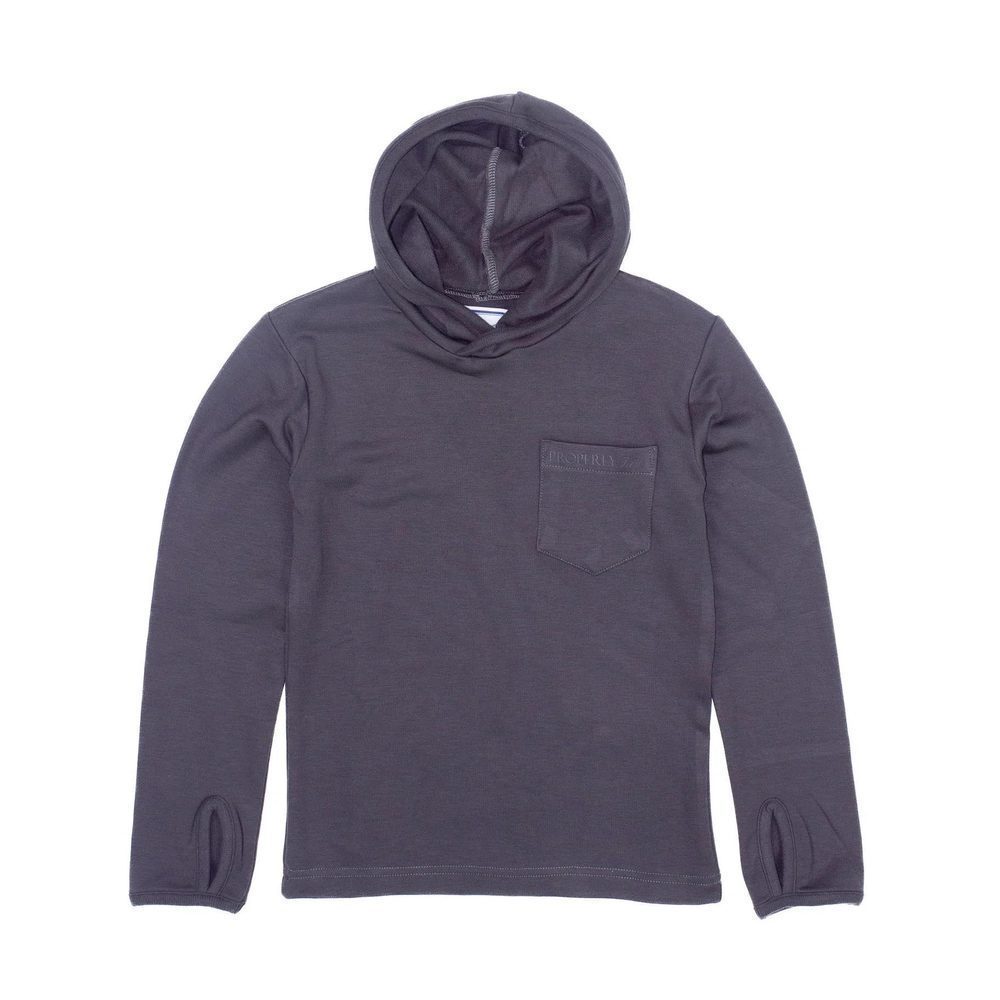 LD Shoreline Hoodie Charcoal - Properly Tied | The Perfect Pair